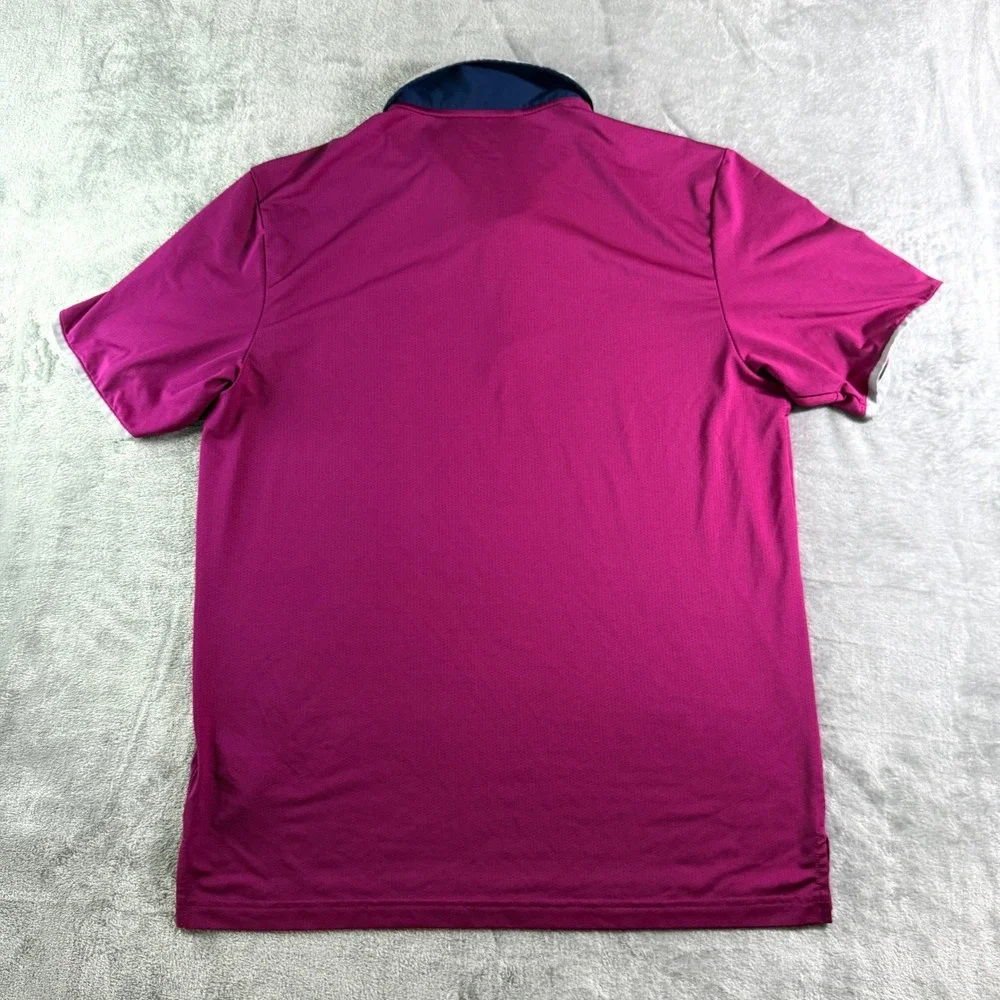 Adidas Climacool Golf Polo Shirt Las Vegas PGA Tour Pink Medium